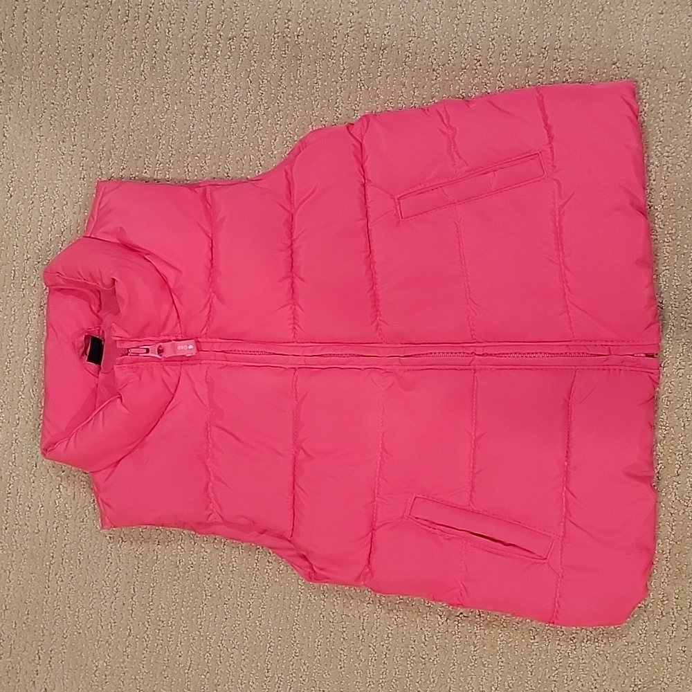 Gap Hot Pink Puffer Vest 3t